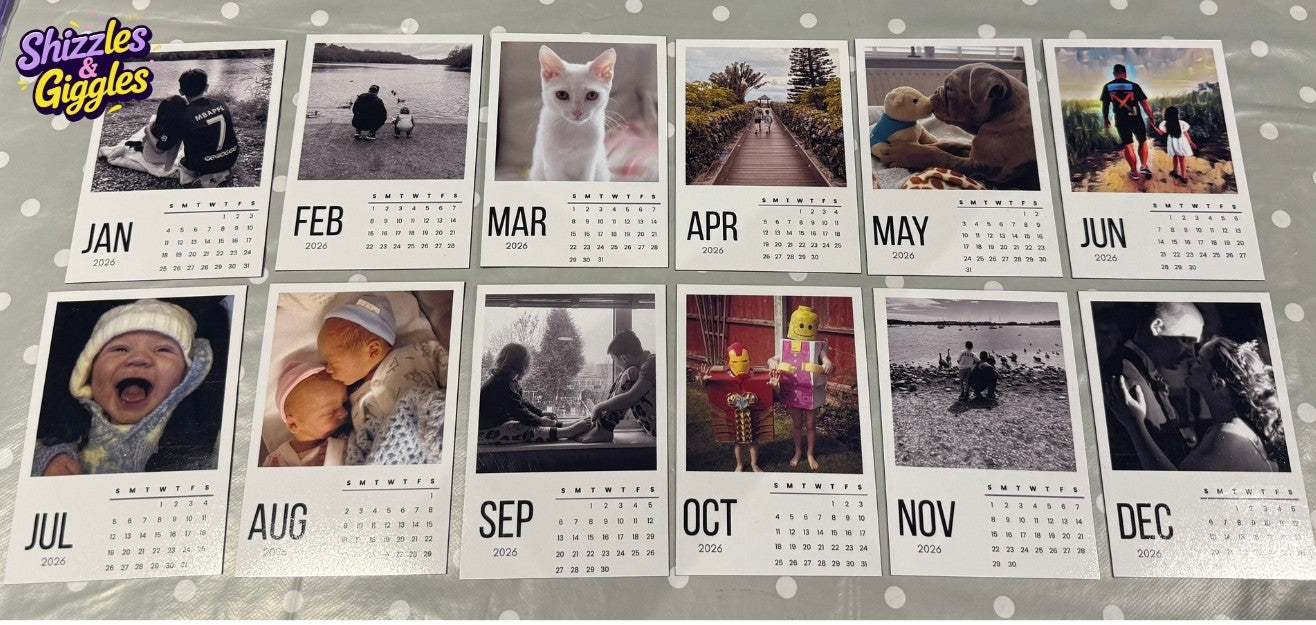 12-Month Magnetic Calendar Set