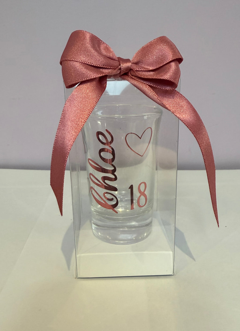 Personalised shot glass