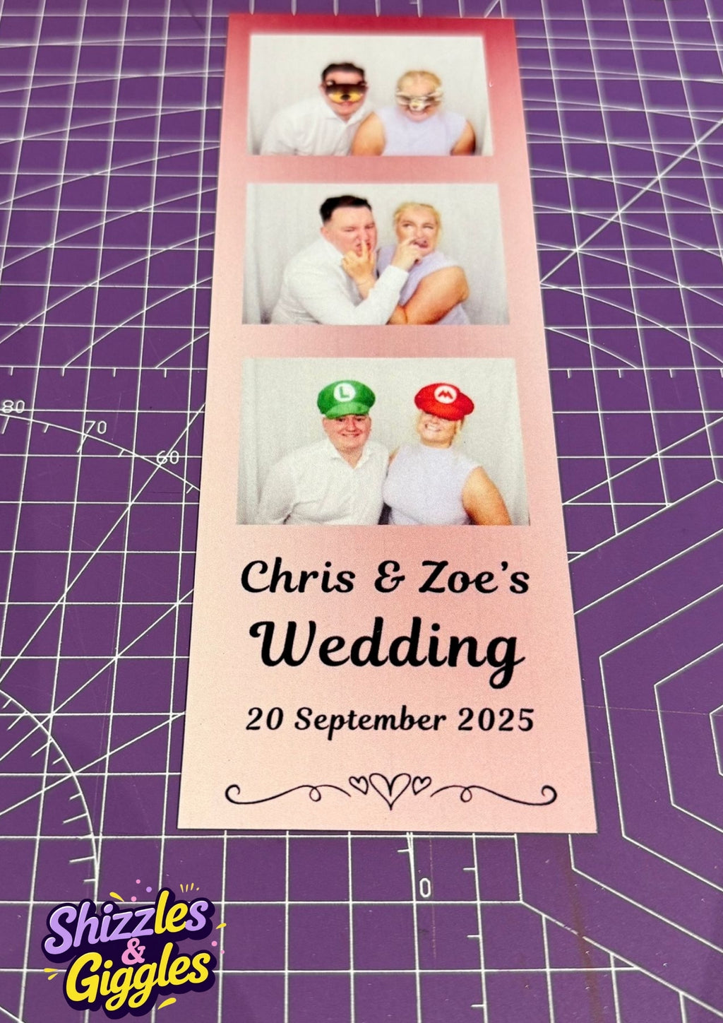 Photobooth style magnets