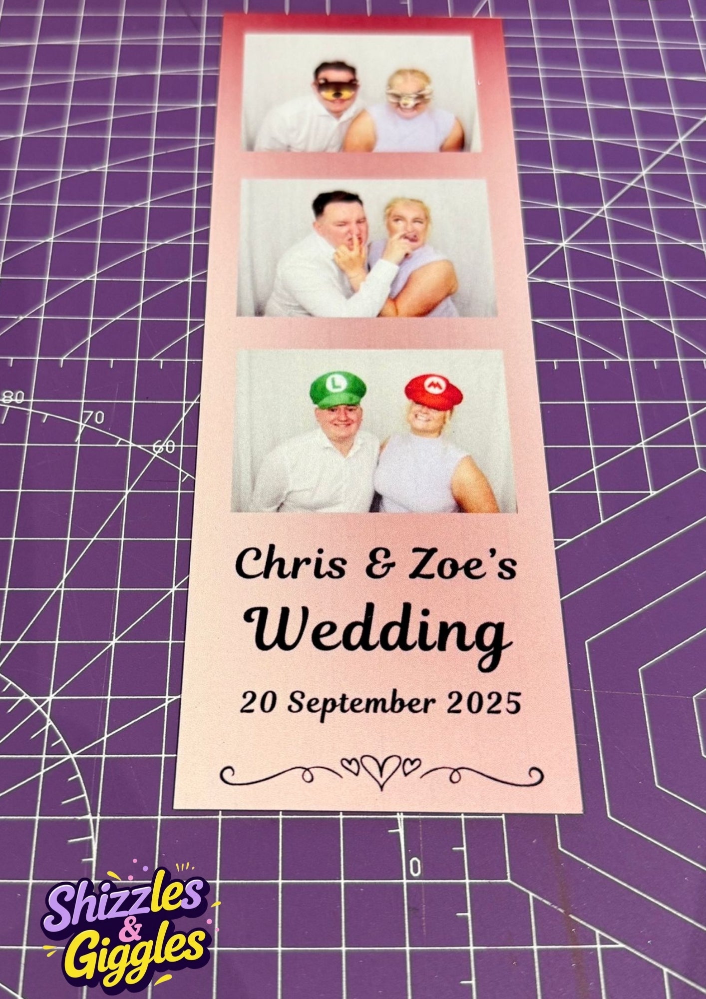 Photobooth style magnets