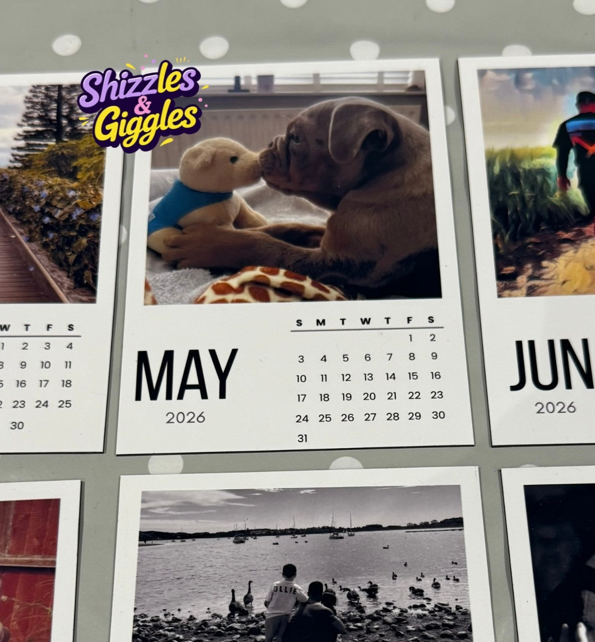 12-Month Magnetic Calendar Set